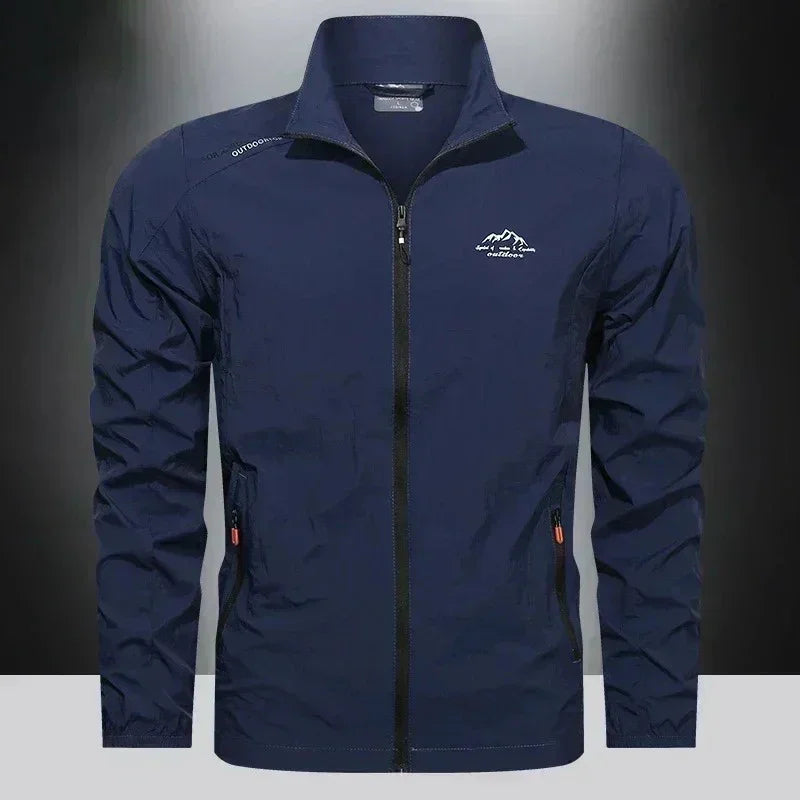 UPF100 Summer Windbreaker Zip Pockets Uv